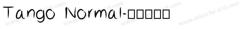 Tango Normal字体转换